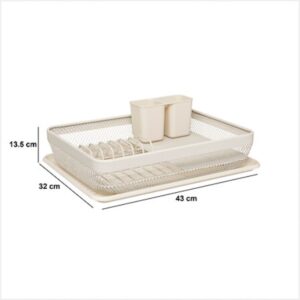 Escurridor fregadero blanco
