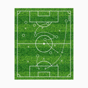 SERVILLETAS CAMPO FÚTBOL 40X33CM 20 UD